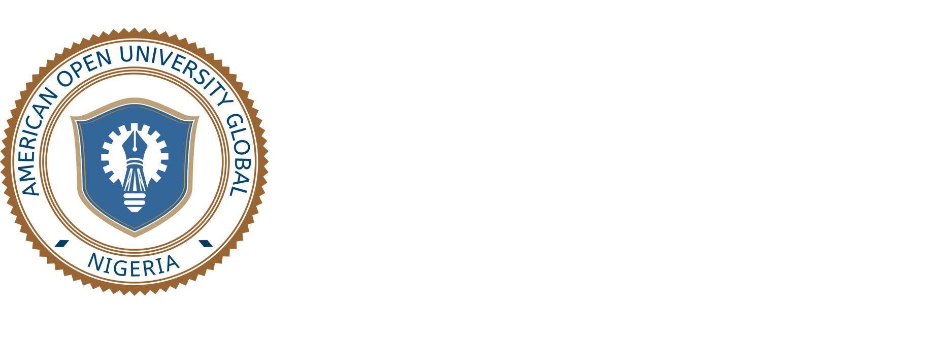 A-Global logo American Open University Logo